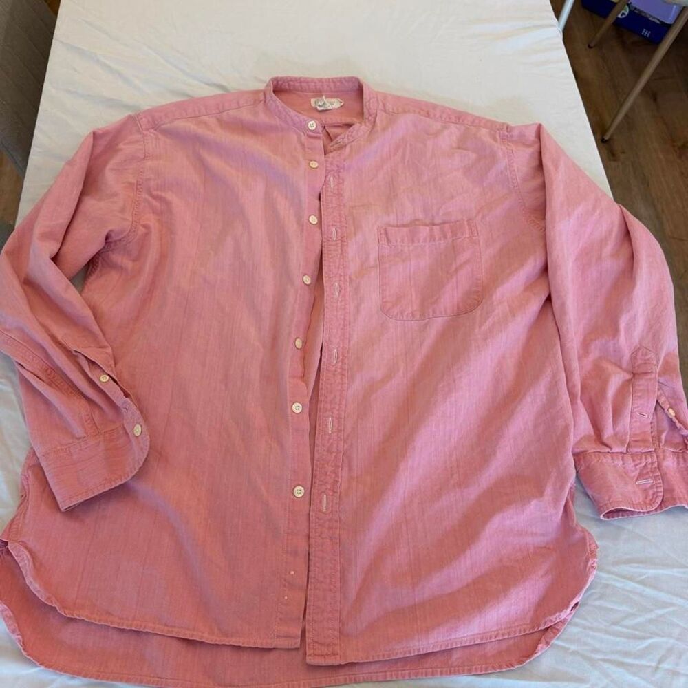 Jcrew Men's Pink Shirt